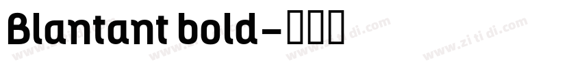 Blantant bold字体转换